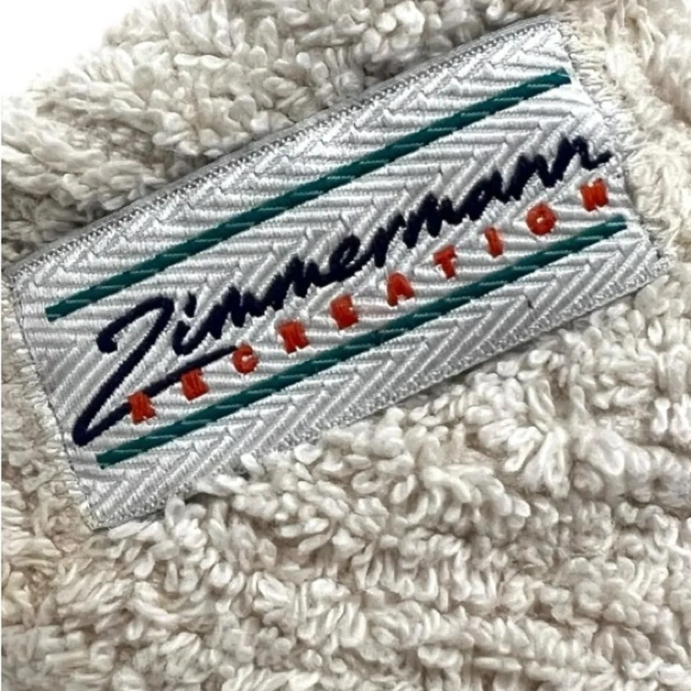 Zimmermann White Chubby Terry Towel Recreation Slides Slip On Sandals Women’s 38 - Picture 13 of 16